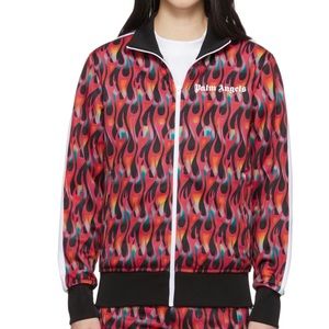 Authentic Palm angels Multicolor burning track jacket